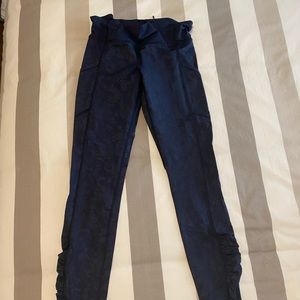 Lululemon Long Leggings (midnight blue, long 28”)